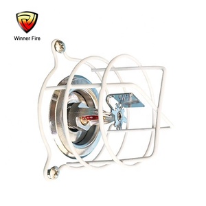 White <strong>Fire</strong> Sprinkler Head <strong>Guard</strong> for Protecting Flush Mount &amp; Side Wall &amp; Semi Recessed Sprinkler - Product Image 2