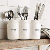 Bocaux de rangement de cuisine en céramique carrée beige personnalisés avec couvercle hermétique, contenants alimentaires durables pour cadeaux