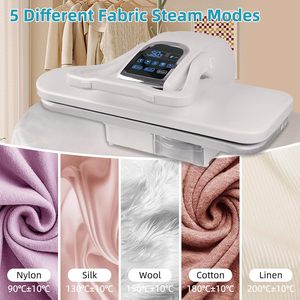 Plancha de vapor de tela Digital de nuevo diseño, pantalla táctil de 40 pulgadas con guía de voz, vaporizador de ropa, vaporizador de ropa - Product Image 4