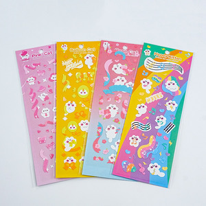 CMYK Thiết Kế Các Loại Nhỏ Tùy Chỉnh In Logo Dính Vinyl <span class=keywords><strong>Pvc</strong></span> Nhãn Dán Hình Nụ Hôn Cắt - Product Image 4