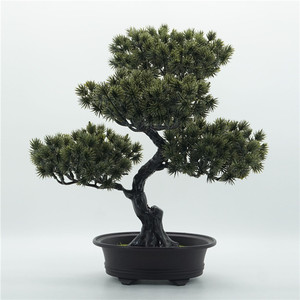 Vente chaude Plantes artificielles en pot Bonsaï Arbre de bureau Décoration Faux plantes Plante artificielle à feuilles persistantes Pin <span class=keywords><strong>japonais</strong></span> Bonsaï - Product Image 6