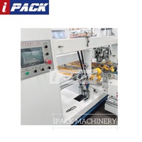 Machine de formage de boîtes en carton ondulé automatique avec pliage, collage et couture, fournie par l'usine IPACK