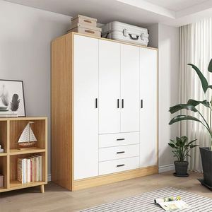 ตู้เสื้อผ้าห้องนอนแบบโมเดิร์นปรับขยายได้ปรับสีได้ตู้เก็บของประหยัดสีสำหรับห้องนั่งเล่น - Product Image 2