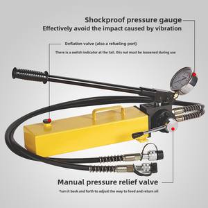 Soli <span class=keywords><strong>Hydraulic</strong></span> Tool CP-800S Dual Circuit Manuelle Pumpe Hydraulik Pumpstation mit doppelseitiger Pumpe - Product Image 5