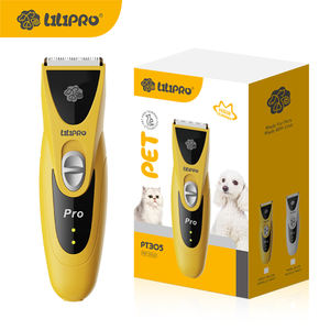 Ptpro PT305 fabrika elektrikli sessiz Pet saç düzeltici şarj edilebilir seramik bıçak köpek tıraş akülü kedi bakım ürün kiti - Product Image 1
