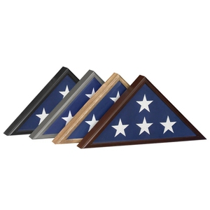 Boîte à drapeau en bois <span class=keywords><strong>et</strong></span> verre de style américain, finement conçue <span class=keywords><strong>et</strong></span> fabriquée à la main - Product Image 5