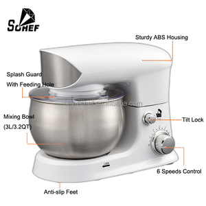 Robot pâtissier électrique ménager, batteur planétaire pour pâte et gâteaux, bol mélangeur en acier inoxydable, équipement de <span class=keywords><strong>cuisine</strong></span> - Product Image 2