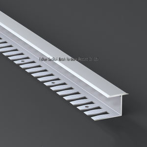 Garnitures métalliques en aluminium flexible, 1 m, vente d'usine en gros, garnitures de coins en plastique - Product Image 6