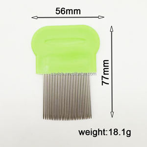 Peine para Piojos de Plástico Ecológico con Logotipo Personalizado para Perros y Gatos, Eliminación de Liendres y Piojos, Regalo Promocional para Mascotas, Cepillo para Piojos - Product Image 3