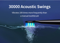 Cepillo de Dientes Inteligente Sónico 2024 para Adultos, Recargable, Resistente al Agua, Cerdas Suaves, Carga USB, Uso Doméstico