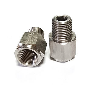 อะแดปเตอร์ไฮดรอลิกสแตนเลส Jiax ขนาด 1/8 NPT ต่อเกลียว M10x1.0 สำหรับอะไหล่รถยนต์ - Product Image 4