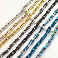 Bracelet unisexe maille cubaine tendance hip-hop, cadeau, en acier inoxydable plaqué or 18 carats, fait main, bijoux minimalistes, vente en gros, bracelet chaîne