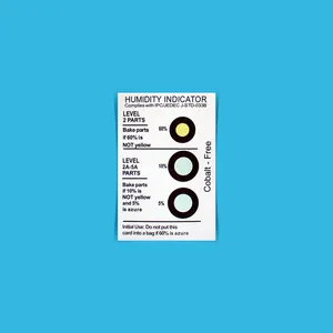 High Quality 5-10-60% 3dots Humidity Indicator Card