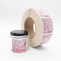 Étiquettes d'emballage en papier imprimées en couleur, marque privée OEM/ODM, autocollants d'emballage personnalisés pour les aliments, les bonbons, les pots