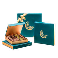 Boîte cadeau en papier de luxe personnalisée fermeture magnétique Biscuit Pâtisserie Dessert Donut Boîte d'emballage en carton Biscuits Bonbons Chocolat Date
