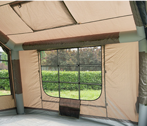 8 ㎡ Lều bơm hơi cát xanh và màu be quân đội, lều cắm trại gia đình 4-6 người, thiết lập nhanh & Lều bơm hơi di động - Product Image 5