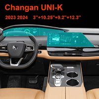 Protecteur d'écran en verre trempé pour moniteur de commande central Changan UNI-K 2023 2024 3'' 10.25 pouces 9.2'' 12.3 pouces