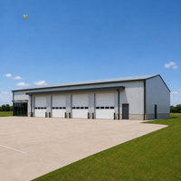 Nave Industrial Prefabricada de Acero, Estructura Metálica, Cumple con AISC, Almacén, Taller, Cobertizo, con Drenaje