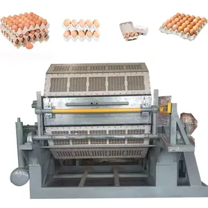 Automatische Papierpulp Eierbakproductielijn/Oud Papier Recycle Gebruikt Eierbakmachine/Kleine Machine Die Eierbak Maakt