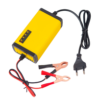 Chargeur de batterie au plomb-acide et au lithium pour moto 12V 2A avec charge rapide, entrée universelle 110-240V