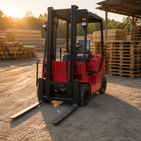 Forklift Counterbalance Kabin Ergonomis Serbaguna 1.5t 2.5t 3.5t 5t untuk Pabrik, Bersertifikasi CE
