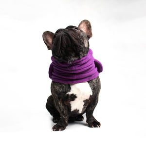 Qiqu Pet Supplies – Nouveaux bandanas personnalisés pour chiens, chapeau d'oreille pour bouledogues français, <span class=keywords><strong>snood</strong></span> pour chien avec oreilles, <span class=keywords><strong>polaire</strong></span> chaud - Product Image 3