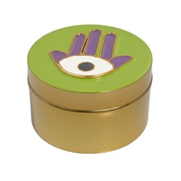 Caja Moderna de Acero Inoxidable Esmaltado, Elegante Contenedor Decorativo de Almacenamiento Multifuncional, Ahorra Espacio, Perfecto para Joyas