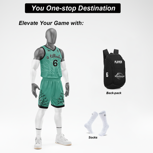 Seragam Basket Tanpa Lengan dengan Cetak Kustom, Kerah O/V, Pilihan Ukuran Besar, Bahan Menyerap Keringat dan Bernapas - Product Image 1