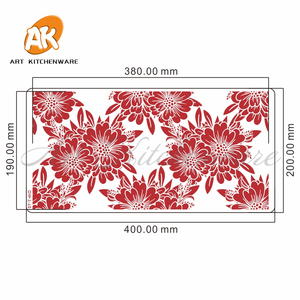 Plantillas de Plástico para Pasteles con Diseño de Margarita AK, Plantilla de Pintura Mural Cortada con Láser, Tamiz de Azúcar PET, Plantilla para Galletas, Herramientas para Fondant y Pasteles - Product Image 3