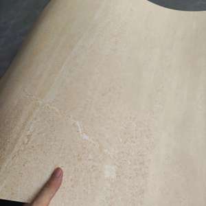 ألواح جدارية ثلاثية الأبعاد حديثة كبيرة الحجم بلون بني فاتح مرنة ورقيقة وخفيفة الوزن مقاومة للحريق ومضادة للماء من الرخام الصناعي للكسوة الداخلية والخارجية - Product Image 3