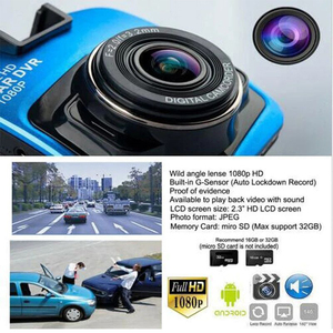 170 ° siêu góc rộng <span class=keywords><strong>WDR</strong></span> tầm nhìn ban đêm khẩn cấp ghi Dashcam - Product Image 6