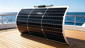 Panneau solaire monocristallin flexible Alecter 50W 12V 440x280mm >23% Haute Efficacité Léger et Durable pour l'alimentation hors réseau - Product Image 6
