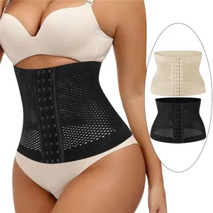 3007女性腰部训练器乳胶束腰塑身衣瘦身腰带塑身衣健身紧身胸衣