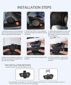 Freedconn FX PLUS 純正工場製 バイク用ワイヤレス Bluetoothヘッドセット 防水インカム - Product Image 6