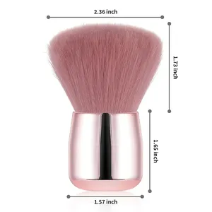 1 Pinceau professionnel pour nail art en forme de champignon, pour peinture, gel, dépoussiérage et maquillage, accessoires et outils de manucure - Product Image 1