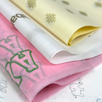 Brochure en papier de soie personnalisée avec matériaux en carton/carton duplex pour boîtes cadeaux de vêtements de boutique, impression de logo, couleurs personnalisées