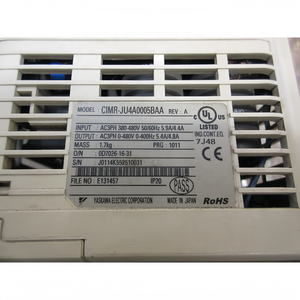 CIMR-JU4A0005BAA CIMRJU4A0005BAA 0.75kW J1000 ไดรฟ์ปรับความถี่ 400V มีสินค้าในสต็อก - Product Image 5