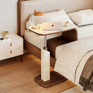 Mesa de Centro para Sala de Estar, Mesa Auxiliar Elevadora de Cuero, Mesa de Computadora Móvil Pequeña para el Hogar - Product Image 5