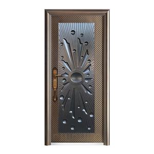Phipulo Front Yard Porte en acier Porte en fer Conception résistante aux intempéries pour les <span class=keywords><strong>climats</strong></span> extrêmes - Product Image 6