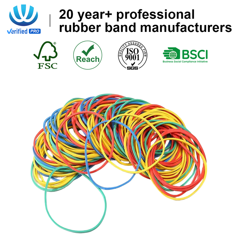White Durable Elastic Band for Money