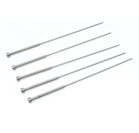 Pasador eyector recto SKD61 para molde de inyección, piezas de molde de pasador de Metal MISUMI DME huco