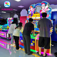 Installation de parc d'attractions Jeu vidéo Jeux à pièces Quatre personnes Machine de jeu d'arcade de tir au pistolet