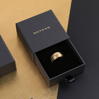 Boîte à chaîne pour bijoux, luxe, imprimée, de haute qualité, logo personnalisé, emballage de rangement, pour bagues de mariage, pièces