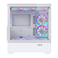 Boîtier PC Gaming ATX Lovingcool Usine Vente en Gros, Boîtier d'Ordinateur RGB Noir, Tour PC Gaming