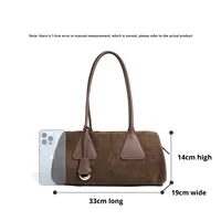 Sac à bandoulière Boston pour femme en cuir véritable, design minimaliste et original, avec fermeture éclair unique, personnalisable ODM/OEM, nouvelle collection 2026