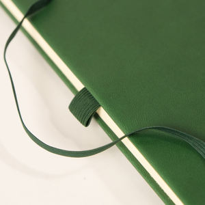 Cuadernos de Tapa Dura Cosidos a Mano con Lámina Plateada de Cuero PU de Alta Calidad, 120 Hojas, para Uso Promocional, Venta al Por Mayor de Fábrica - Product Image 6