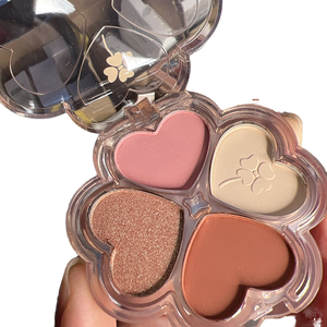 Nuovi modelli 4 colori ombretto paletti pigmenti alti Glitter opaca Palette ombretto per le <span class=keywords><strong>donne</strong></span> - Product Image 2