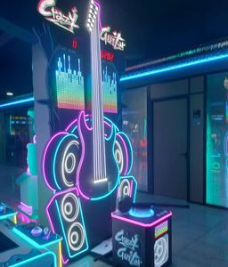 Máquina de Juego Arcade Artbel Guitar Hammer Hitting Boxing Sports Metal, Operada con Monedas, 1 Año de Garantía, Centro Comercial - Product Image 3