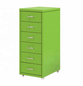 Dòng Đen <span class=keywords><strong>Helmer</strong></span> Sáu Ngăn Kéo Tủ/Mỏng 6 Ngăn Kéo Dọc Kim Loại Tập Tin Tủ Với Bánh Đối Với Hàn Quốc - Product Image 2