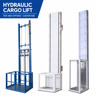 Ascenseur hydraulique de 1000 kg pour marchandises et passagers, ascenseur résidentiel pour maison, 3 étages, pour villa, maison de jardin